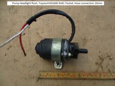 Pump Headlight flush. Toyota # 831600-9341 Tested. Hose connection 10mm