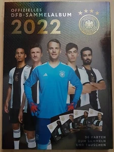 Rewe DFB WM 2022 Fußball Holo Glitzer Satz 36 Karten Album goldene Fan Karte - Bild 1 von 4