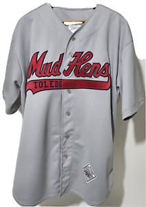 Authentic Jersey Express Toledo Mud Hens Adult Large Baseball Team Apparel