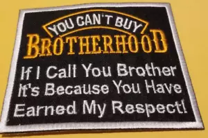 You Can't Buy Brotherhood approx 3x3.5" - Picture 1 of 2
