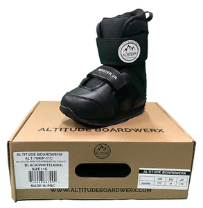 KLEINE KINDER UNISEX ALTITUDE ""RIPSTER JR"" HOOK & LOOP SNOWBOARDSTIEFEL GRÖSSE: 11C - Bild 1 von 8