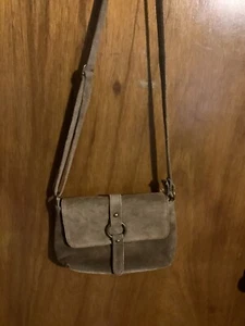 Borse In Pelle Leder Umhängetasche Made In Italy ~ verstellbarer Riemen - Bild 1 von 8