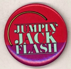 1986 Jumpin' Jack Flash Film 2 1/4" Pinback Button - Picture 1 of 1