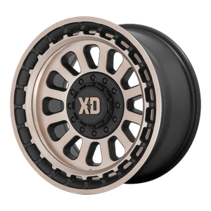 17 Inch Bronze Black Wheels Rims Chevy GMC Truck FOR Jeep Wrangler 17x9 5x5 Lug - Picture 1 of 4