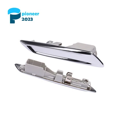 Moldura de guardabarros delantera izquierda y derecha cromada para BMW F10 F11 528i 535i Foto 1 de 4