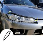 For Nissan Silvia S15 Carbon Fiber Headlight Eyebrow Eyelid Cover Trim 1999-2006