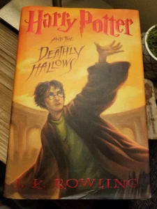 Harry Potter & The Deathly Hallows by J.K. Rowling 1st Ed 1st Print HB DJ VGC!!! - Imagen 1 de 10