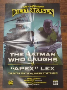 YOTV Hell Arisen Batman Who Laughs 2020 Folded Promo Poster 24"x36" New DC Comic - Picture 1 of 3