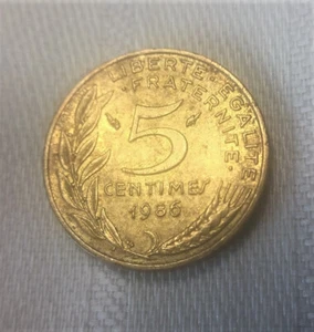 1986, FRANCE, 5 CENTIMES COIN - Picture 1 of 2