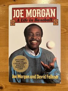 Joe Morgan A Life in Baseball  Autographed Signed Book Reds HOF 1990