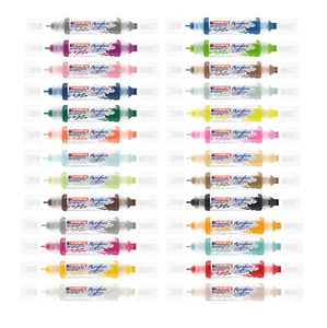 edding 5400 Acryl 3D Double Liner Acrylmarker Leinwandmarker - viele Farben - Bild 1 von 55