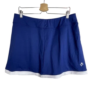 Jofit Golf Swing Skirt Blue White Trim Size XL Skort Stretch - Picture 1 of 6