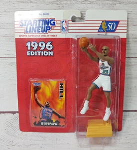Starting Lineup 1996 NBA Basketball Grant Hill Pistons Action Figure 67851 SLU - Picture 1 of 12