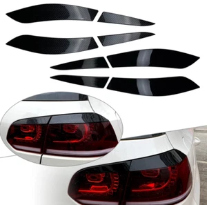COPPIA PALPEBRE FARI POSTERIORI CIGLIA SOPRACCIGLIA PER VW Golf 6 MK6 2008-2013 - Foto 1 di 8