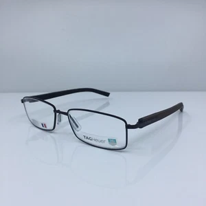 Tag Heuer Eyeglasses 8007 C. 003 Matte Chocolate Brown Tag Heuer Eyeglass 56mm - Picture 1 of 12