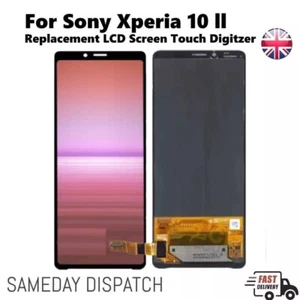 For Sony Xperia 10 II LCD Screen Black No Frame Replacement Touch Display UK - Picture 1 of 2