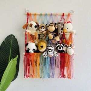 Wall Mounted Hanging Stuffed Animals Hammock Room Decor Storage Net