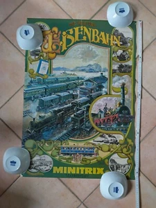 Minitrix Die Welt der Eisenbahn - Poster Plakat - 84x59 - Bild 1 von 3