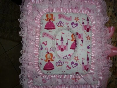 Álbum de fotos / álbum de recortes BABY GIRL PRINCESS THEME - HECHO A MANO Foto 1 de 4