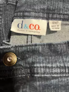 WOMENS D&CO. 18WP BLUE JEANS #296 - Picture 1 of 6