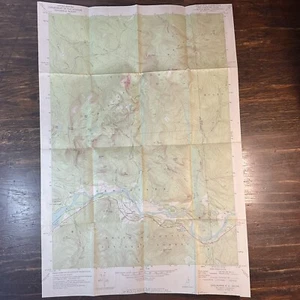 18”X26” SHELBURNE NEW HAMPSHIRE Vintage USGS Topographic Topo Map 1970 - Picture 1 of 2