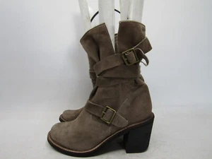 Jeffrey Campbell Womens Size 10 M Brown Suede High Ankle Fashion Boots Bootie - Picture 1 of 11