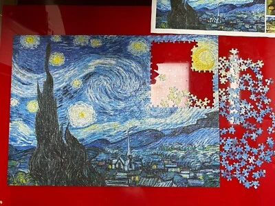 Puzzle Van Gogh The Starry Night 1000 Pcs Puzzle High Quality  Ghristmas Gift  - Image 1 of 4