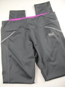 Leggings Everlast Sport Taglia L Grigio Maglia Elasticizzata - Foto 1 di 8