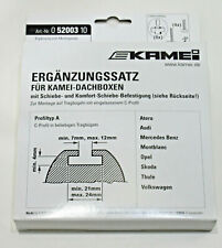 Produktbild - Kamei 20mm Komfort Schiebe Befestigung 52003 10 T Nut Adapter Aluträger Dachbox