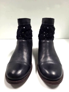 Scarpe donna Latigo taglia 8,5 M stivaletti pelle zip maglia comode moda - Foto 1 di 7