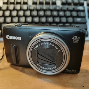 Canon PowerShot SX260 HS Digitalkamera  20-fach optischer Zoom 80% neu Schwarz - Bild 1 von 12