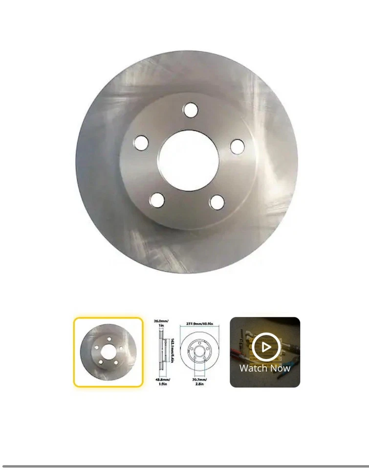 Rotor de freno Carquest Wearever: YH145158 Foto 1 de 1