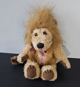 Peluche Boyds Bears Zach el León 8" Frijol Completamente Articulado En muy buena condición con etiquetas - Imagen 1 de 13