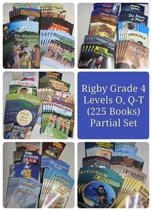Grade 4 Rigby Levels O, Q-T Lot of 225 Leveled Readers Guided Reading Books HMH - Picture 1 of 7