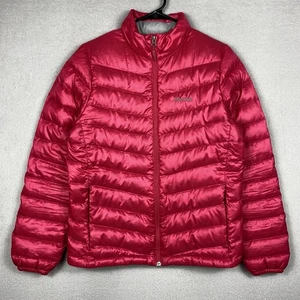 Marmot 800 Fill Down Puffer Jacket Youth M Pink Coat Full Zip Warm Bubble Hike - Picture 1 of 11