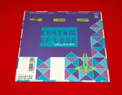 Yes 7" RHYTHM OF LOVE japan EX !! - Image 1 of 3