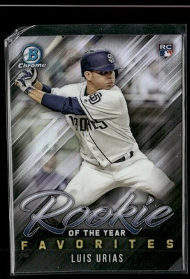2019 Bowman Luis Urias Rookie of the Year Favorites #ROYF-4 San Diego Padres - Image 1 of 2