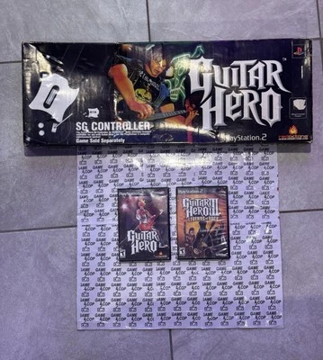 Guitar Hero - PS2 SG контроллер - + Guitar Hero 1 и 3 проверено - струна бар хорошо - Изображение 1 из 4