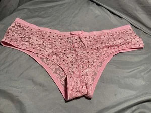 NWOT 90’s Vintage Victorias Secret Pink SEXY LITTLE THINGS Lace hiphugger panty - Picture 1 of 3