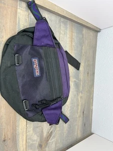 Riñonera vintage de lona púrpura Jansport cintura cadera bolso trasero hecho en EE. UU. - Imagen 1 de 6