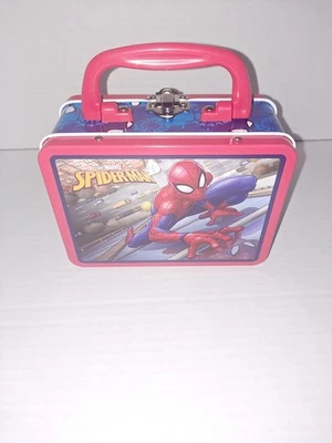 Spider-Man Tin Snack/ Trinket Tiny  Box Metal  Container   - Image 1 of 4