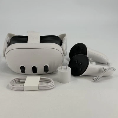 Auriculares Meta Quest 3 VR 512 GB con controladores/correa regular/cargador - Excelente Foto 1 de 4