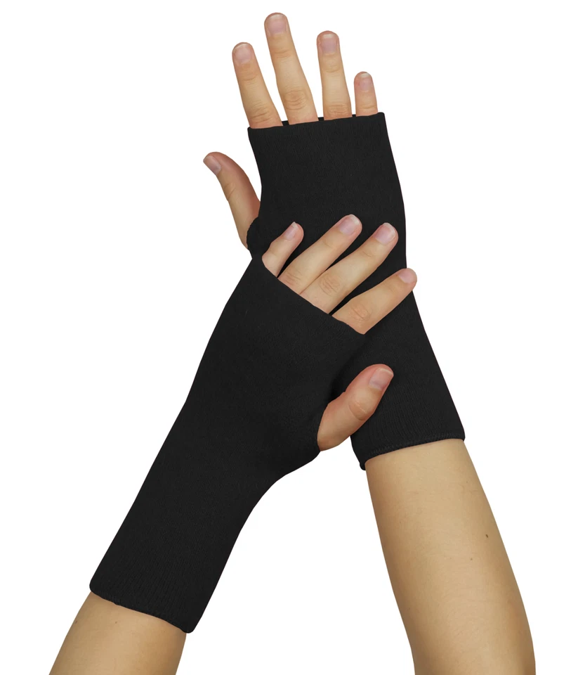 Pulswärmer Stulpen mit Daumenloch Armstulpen Handstulpen wobera ANGORA - Bild 1 von 1