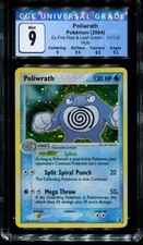 Pokemon CGC 9 Mint Poliwrath Holo - EX Fire Red Leaf Green 11/112 2004