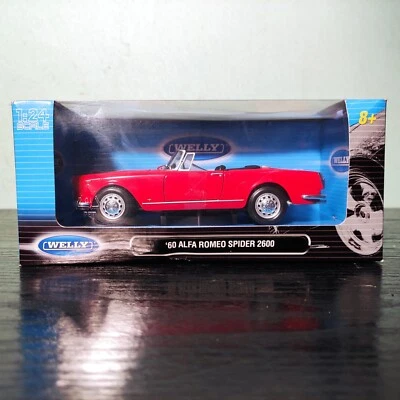 Welly Alfa Romeo spider 2600, automodello scala 1:24 - 1:25, vintage  - Immagine 1 di 4