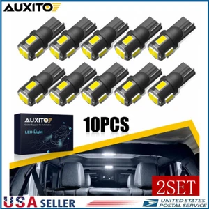 20x Super White T10 194 LED Bulbs for Instrument Panel Gauge Cluster Dash Lights - Picture 1 of 10