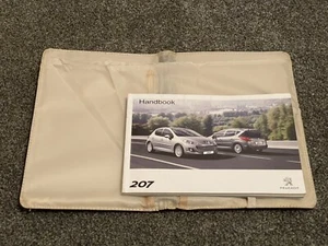 PEUGEOT 207 207SW OWNERS MANUAL HANDBOOK BOOKPACK WALLET 2006-2012 - Picture 1 of 8