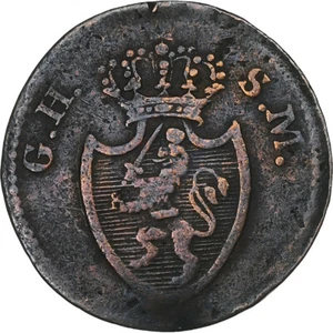 [#132683] Grand Duchy of Hessen-Darmstadt, Ludwig I, Pfennig, 1819, Darmstadt, C - Picture 1 of 2