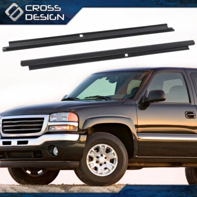 Pair Outer Window Sweep Felt Rear Sealing Strip Fit For Chevy GMC Cadillac Truck - Image 1 of 4