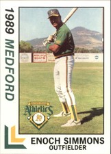 1989 Medford Athletics Best #26 Enoch Simmons